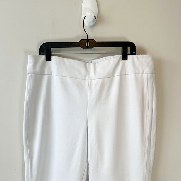 Express Columnist High Waisted Knit Ankle Pants White Women’s Size XL NWT’s - Picture 6 of 15